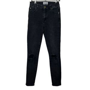 ROLLA'S Westcoast Ankle Jeans Washed Black Women’s Size 27 Mid Rise Skinny